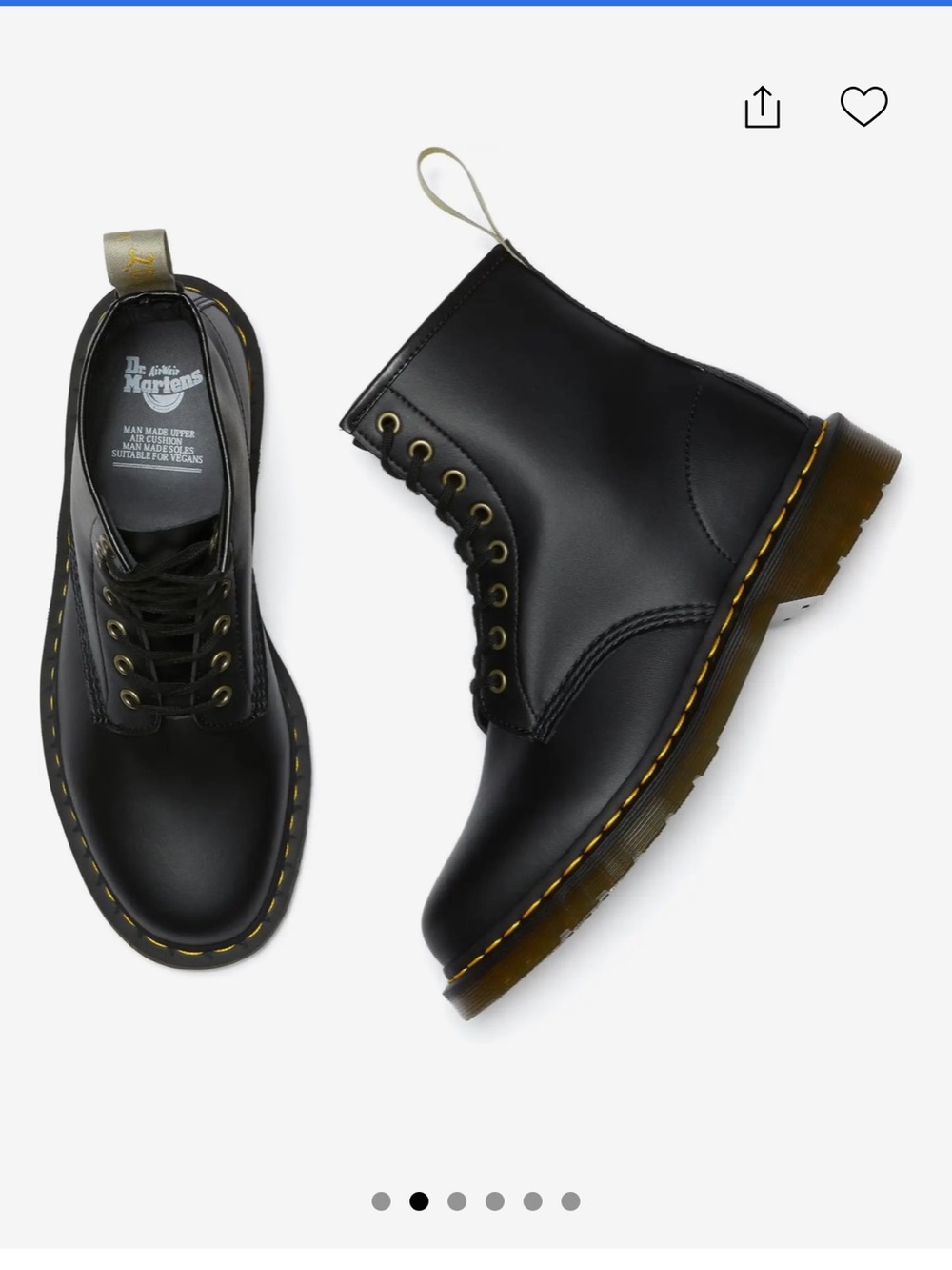 Dr. Martens 1460 Vegan 8-Eye Boot